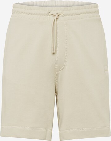 Pantalon 'Sewalk' BOSS en beige : devant