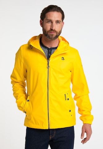 Schmuddelwedda Between-Season Jacket 'Incus' in Yellow: front