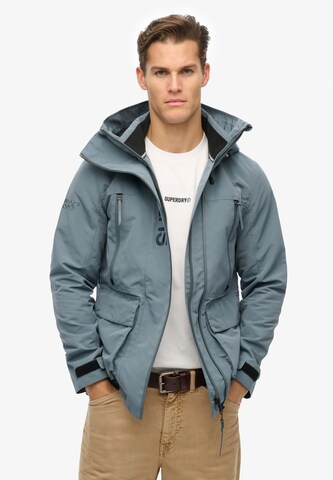 Superdry Tussenjas in Blauw: voorkant