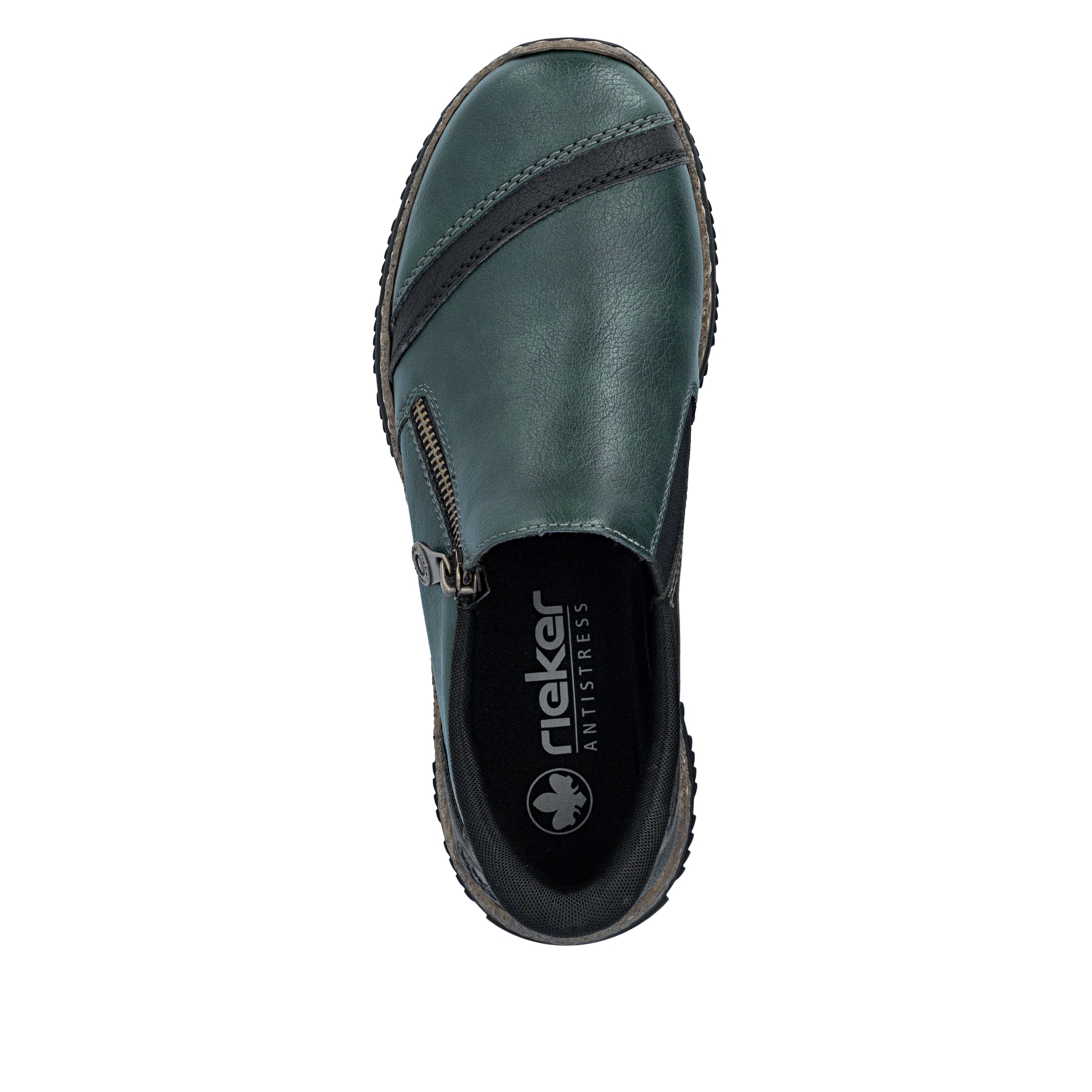 Chaussure basse Rieker en vert