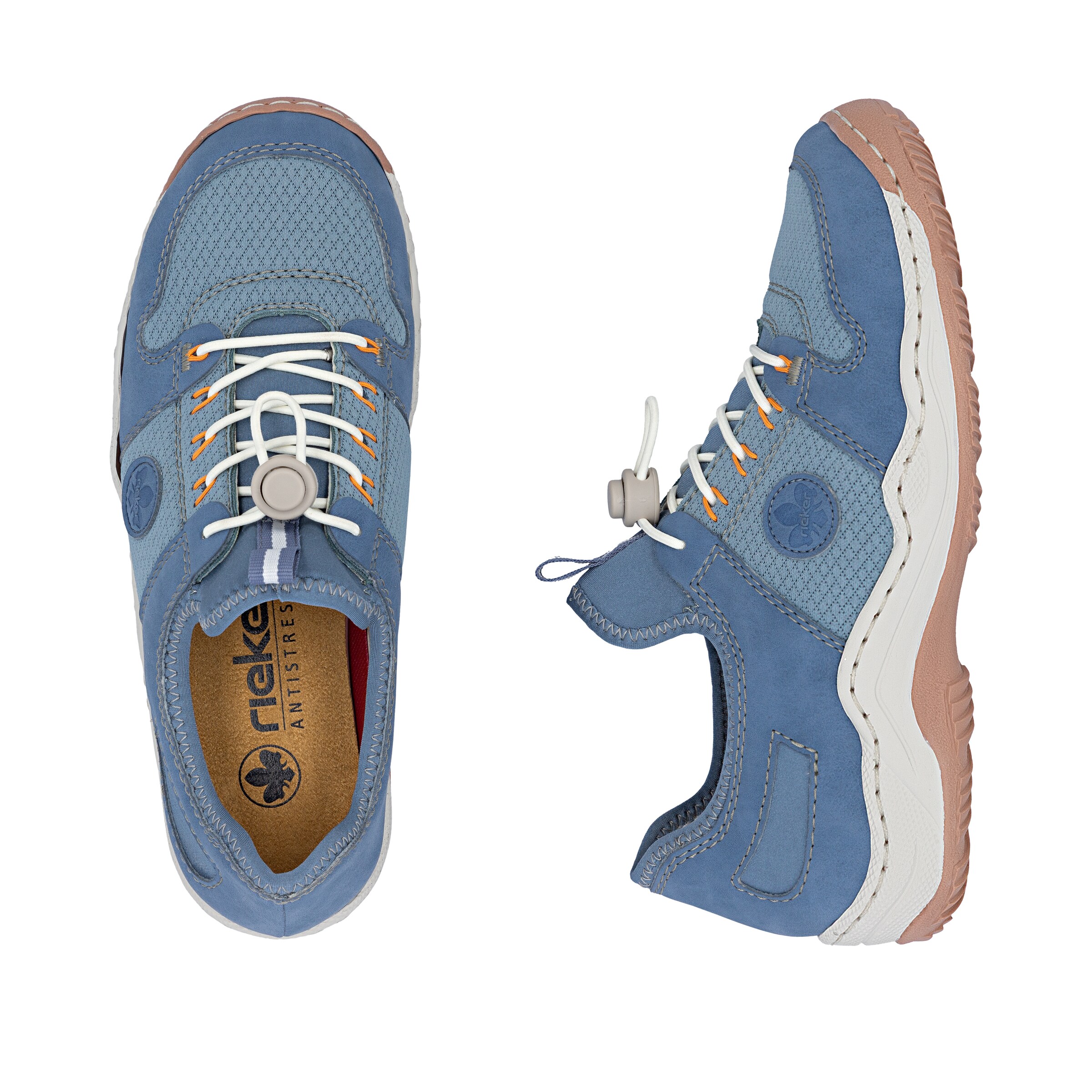Rieker Athletic Lace-Up Shoes in Blue