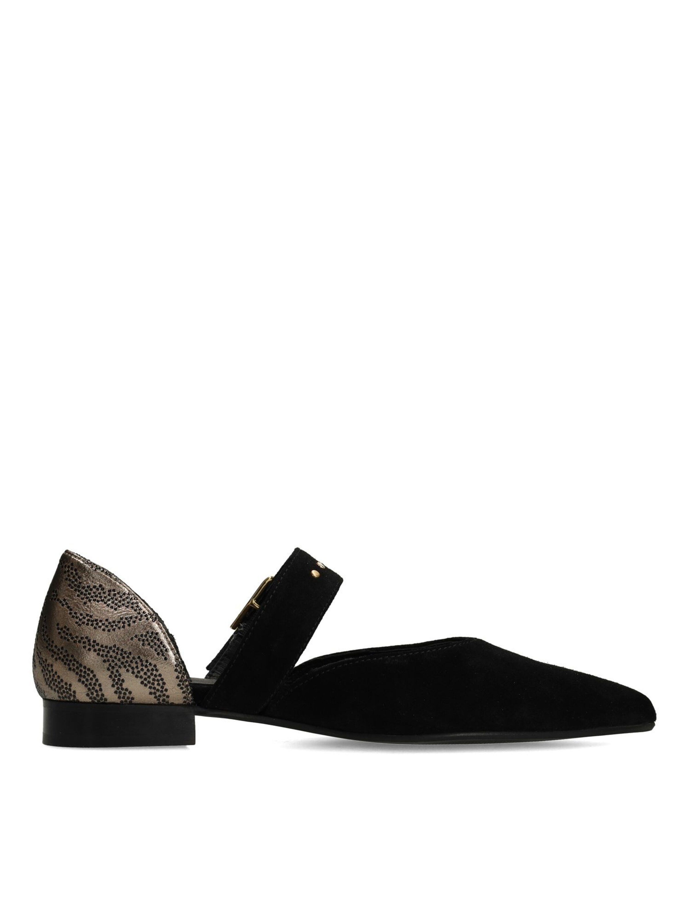 Ballerines à lanières MANFIELD en noir