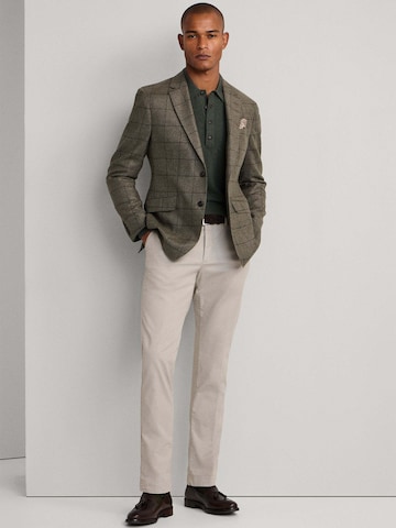 Hackett London Slim fit Pleated Pants in Beige