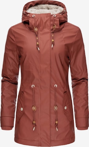 Ragwear Winterjacke 'Monadis Rainy II Intl.' in Rot