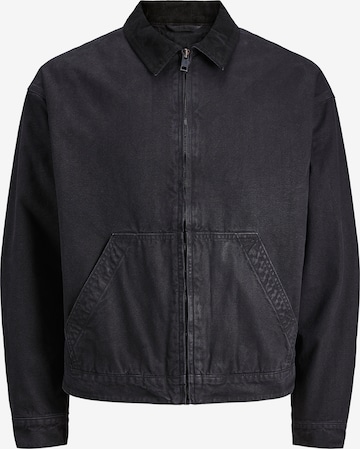 Veste mi-saison 'Dave' JACK & JONES en noir : devant