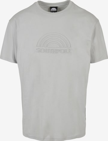 SOUTHPOLE - Camiseta en gris: frente