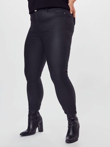 River Island Plus Skinny Jeans 'MOLLY' in Black: front