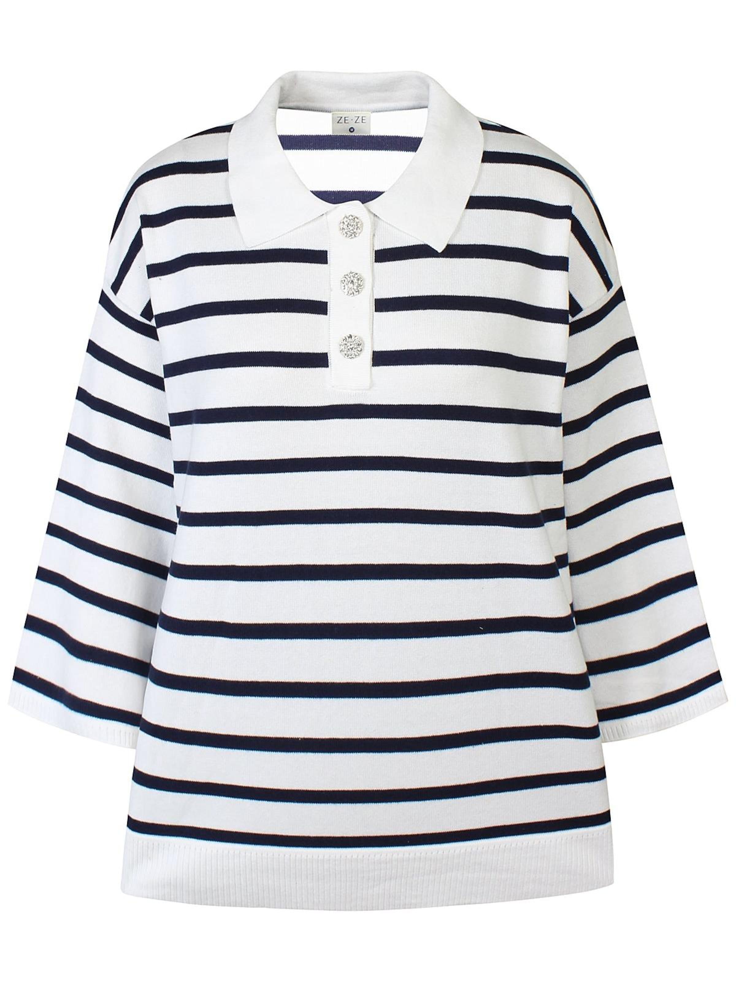 ze-ze Pullover 'Chitra 992'‌ in navy, Produktansicht