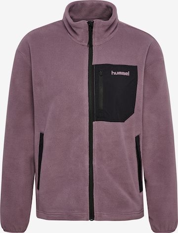 Veste de sport Hummel en violet : devant