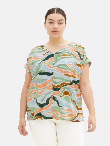 Tom Tailor Women + - Blusa em mistura de cores: frente