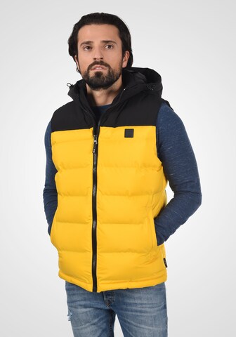 INDICODE JEANS Vest 'Iulius' in Yellow: front