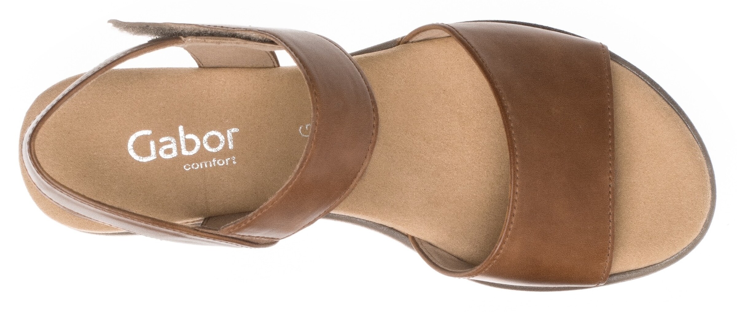 GABOR - Sandália em castanho