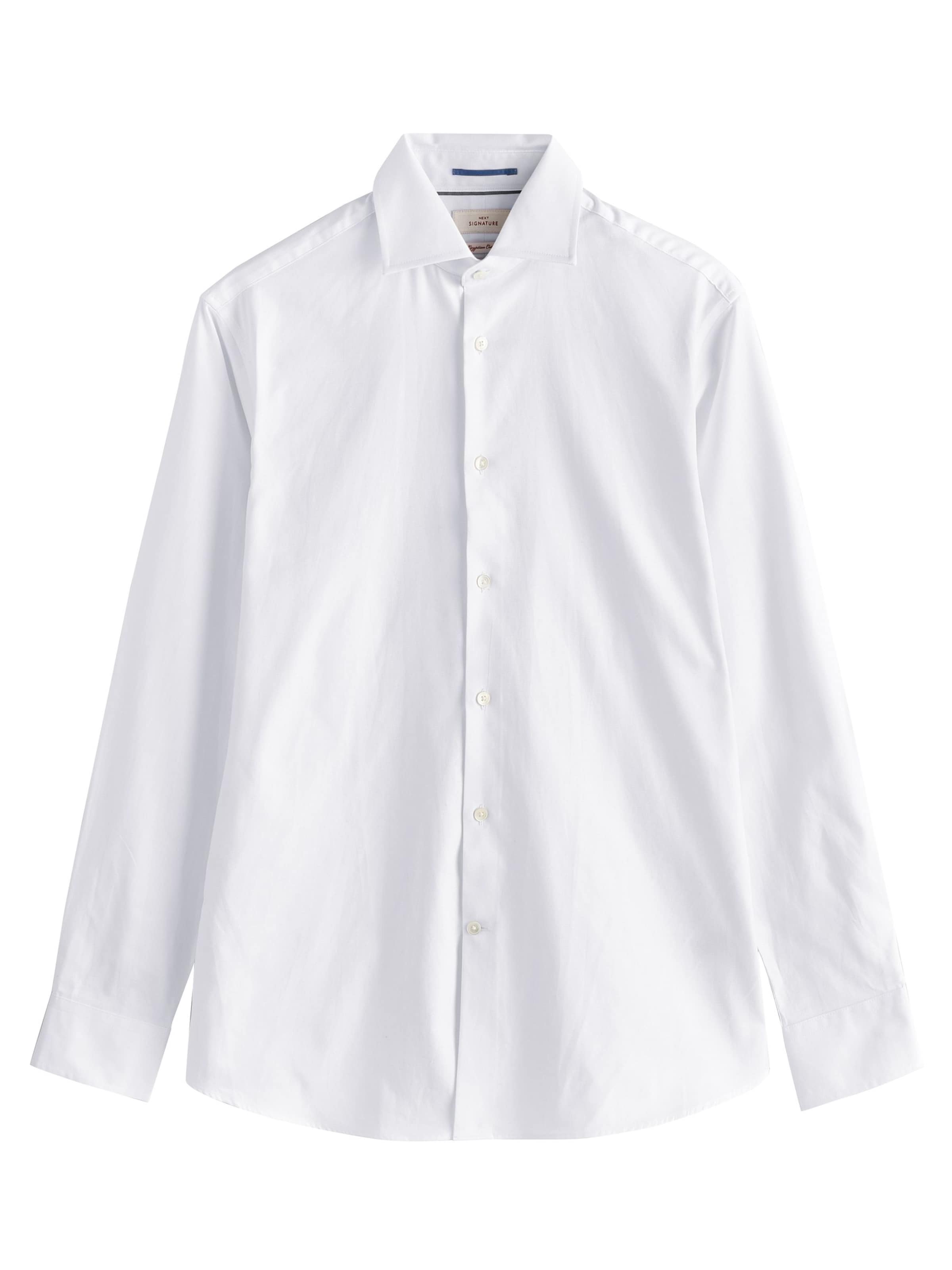 Next Overhemd in Wit: voorkant