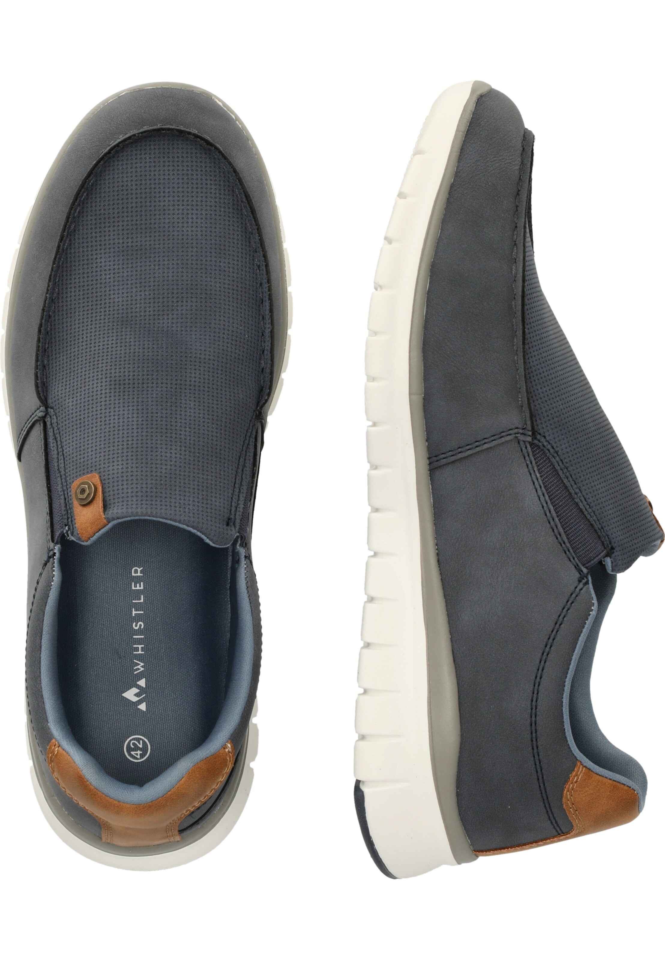 Whistler Slip-ons 'Gleam' in Blue