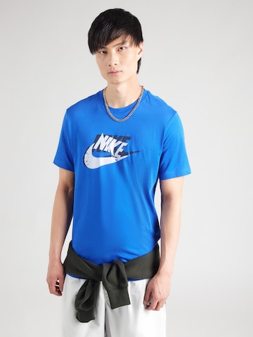 Nike Sportswear Футболка 'FUTURA' в Синий: спереди