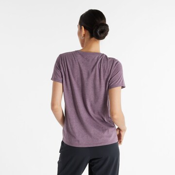 new balance Performance shirt 'Essentials Heathertech' in Brown