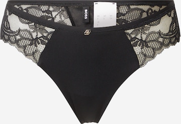 BOSS String 'BLOSSOM' in Schwarz: Vorderseite