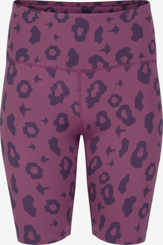 Boochen Workout Pants in Purple: front