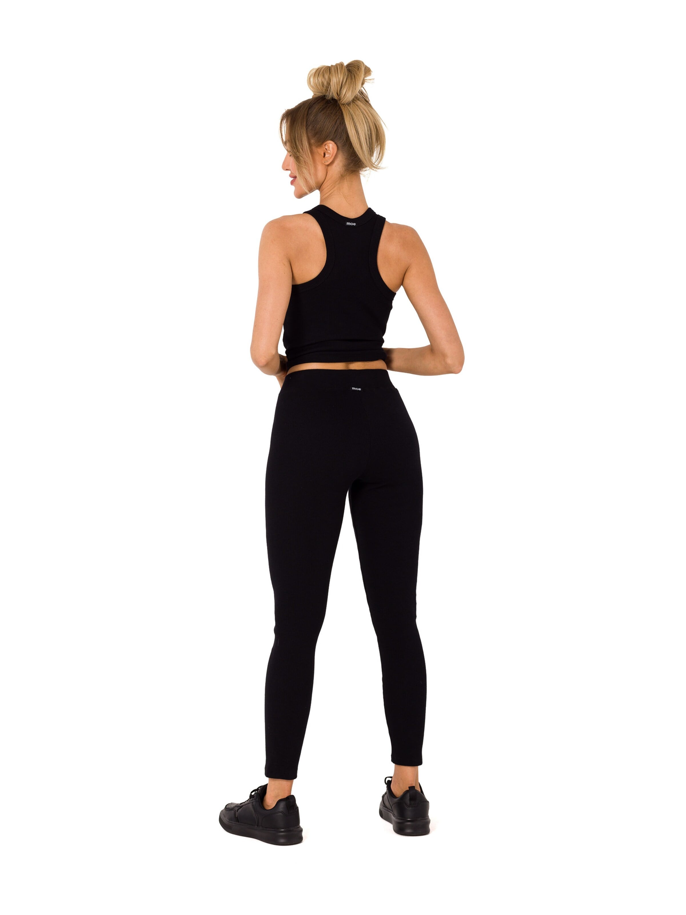 Skinny Leggings 'M734' de la made of emotion pe negru
