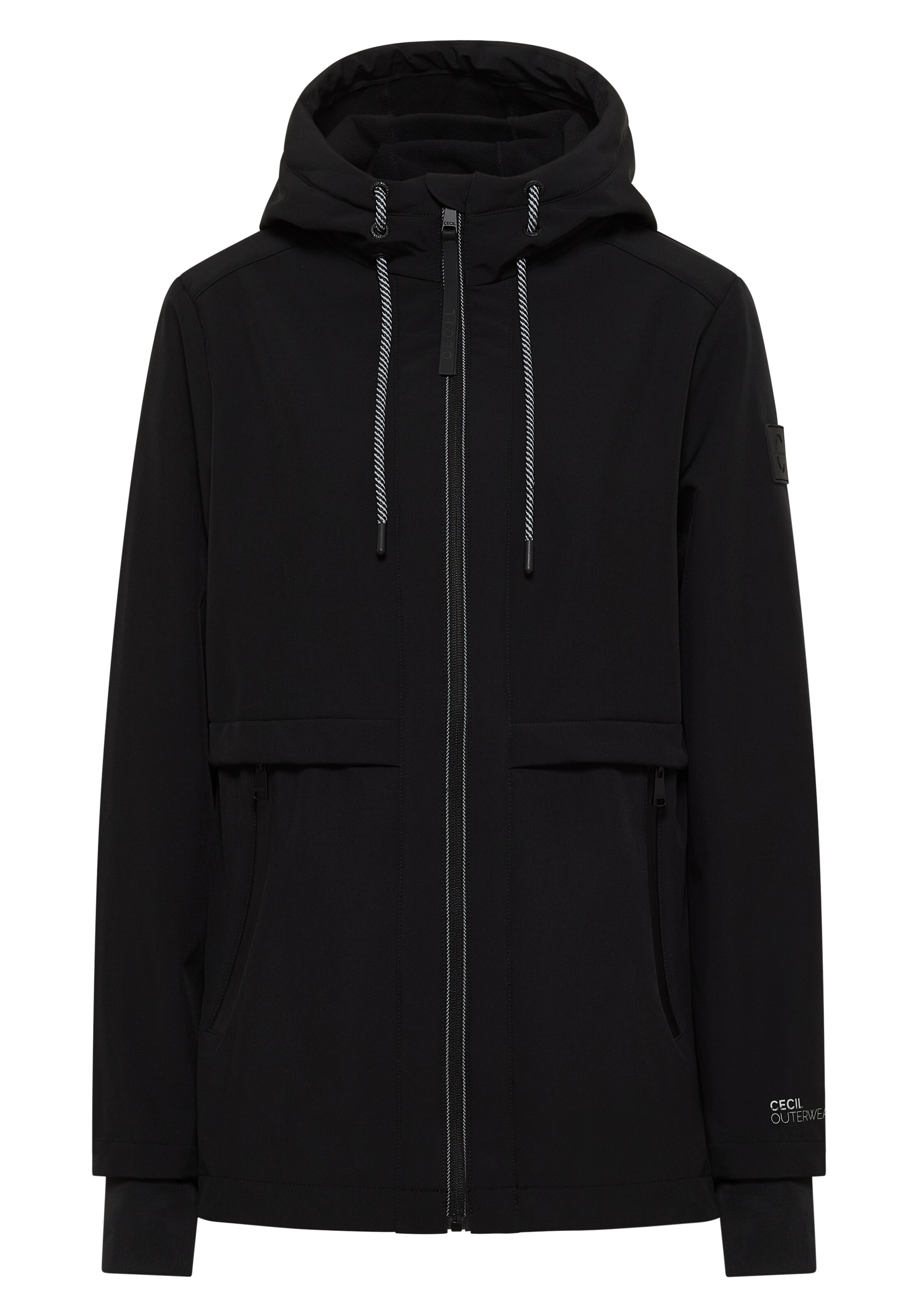 CECIL Jacke in Schwarz: Vorderseite