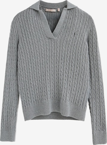 Polo Club Pullover in Grau: Vorderseite
