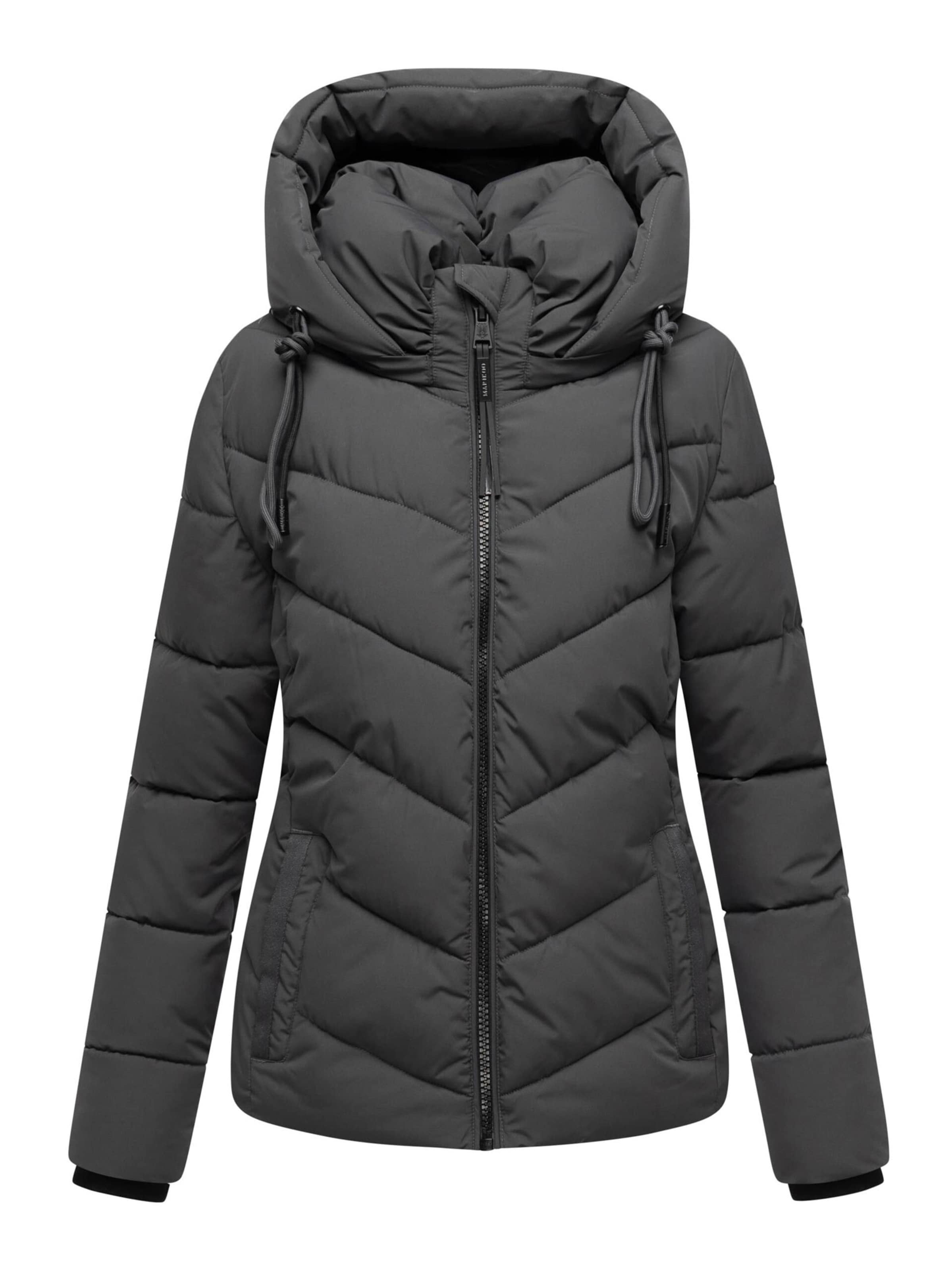 MARIKOO Winter jacket 'Sahnemausii' in Grey: front