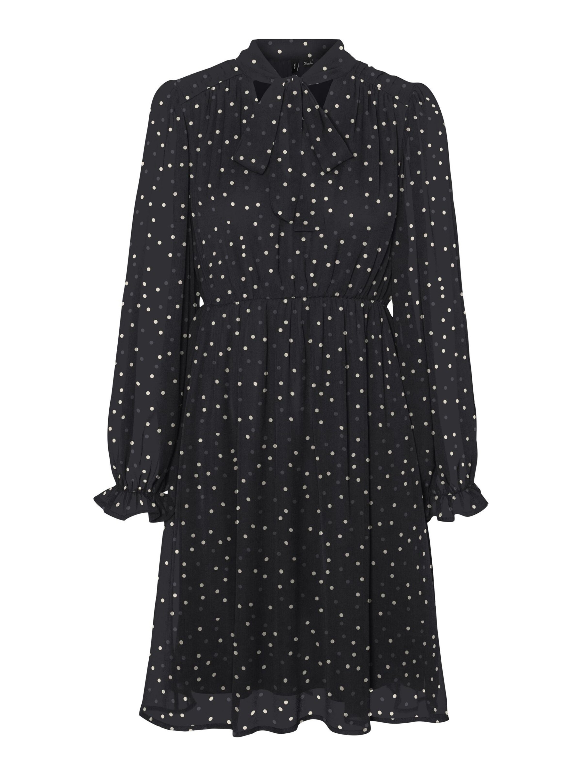 VERO MODA Shirt dress 'VIGGA' in Black: front