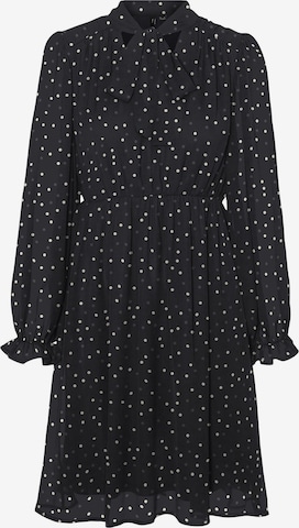 Robe-chemise 'VIGGA' VERO MODA en noir : devant