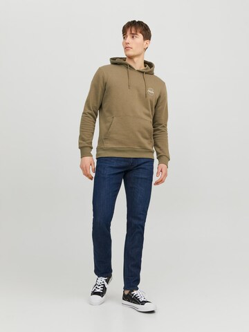 JACK & JONES Úzky strih Džínsy 'TIM' - Modrá