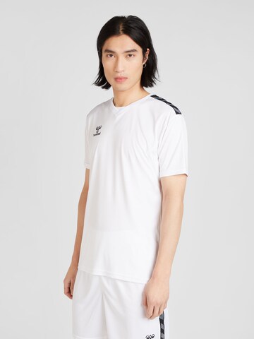Maglia funzionale 'Authentic' di Hummel in bianco: frontale