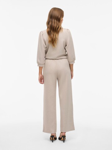 VILA Wide Leg Bukser 'VIReflect' i beige