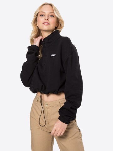 VANS Sweatshirt in Black: front