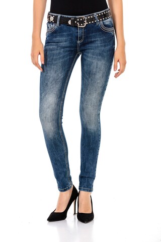 CIPO & BAXX Skinny Jeans in Blau: predná strana