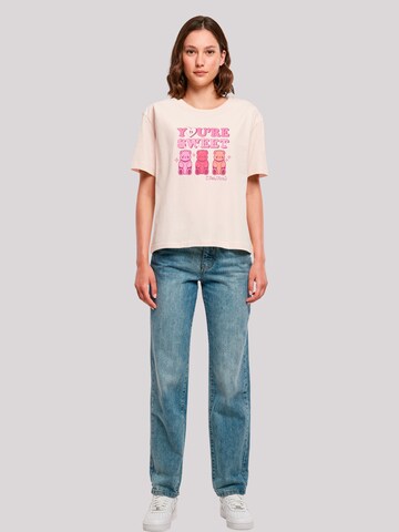 T-shirt 'Valentinstag You're Sweet Gummy Bears' F4NT4STIC en rose