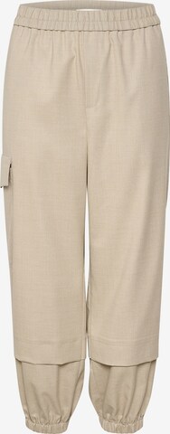 InWear Tapered Cargobroek 'Wai' in Beige: voorkant