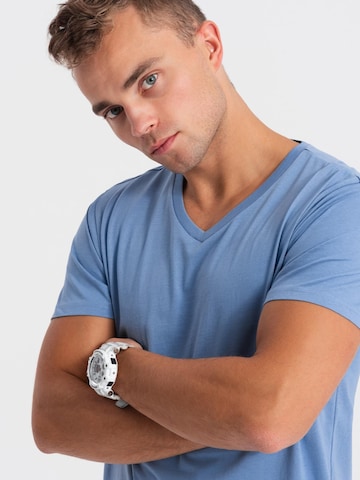 Ombre Shirt in Blauw