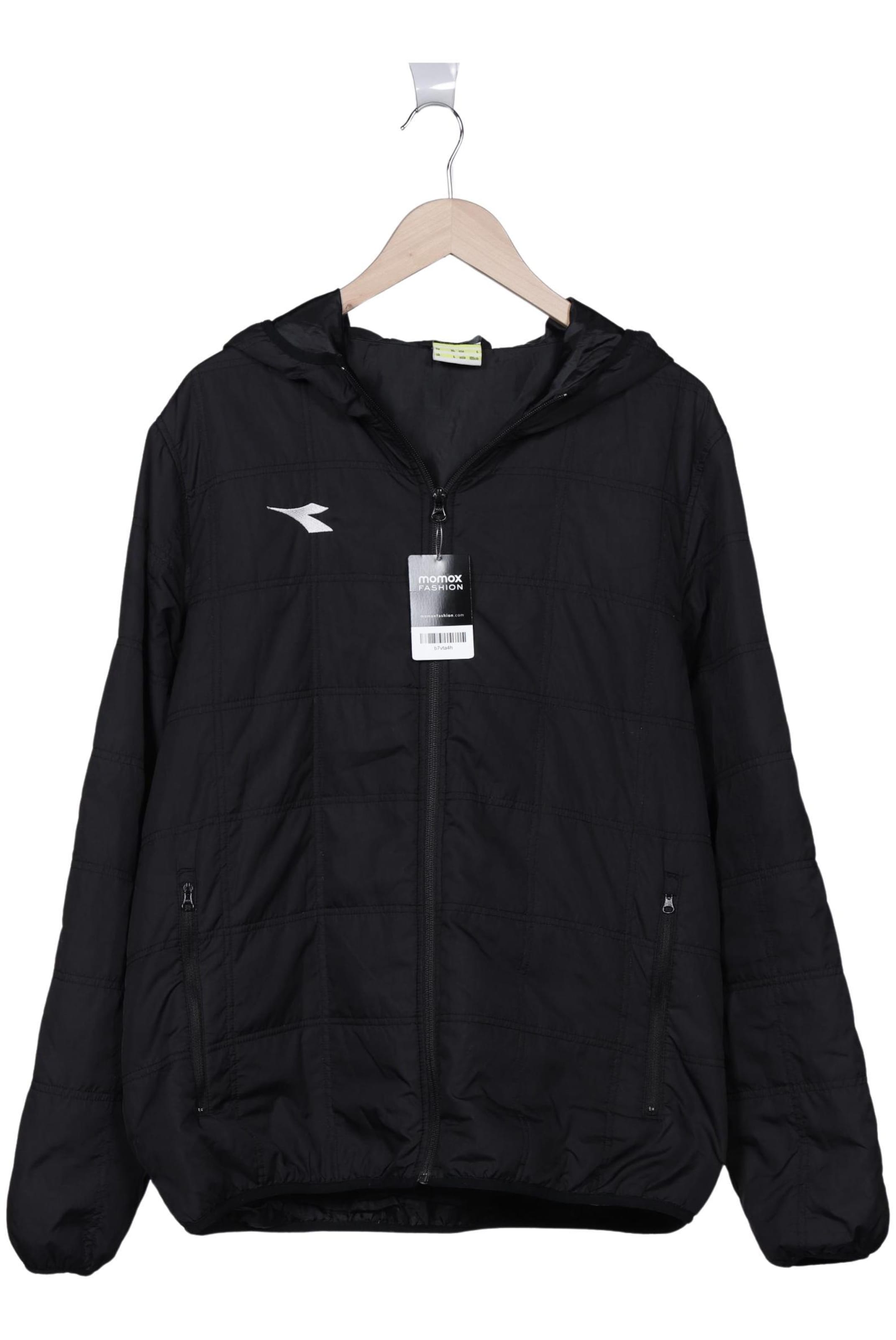 Diadora Jacke L in Schwarz: Vorderseite