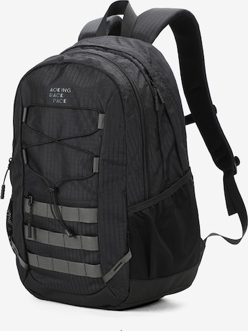 Aoking Backpack in Black: front