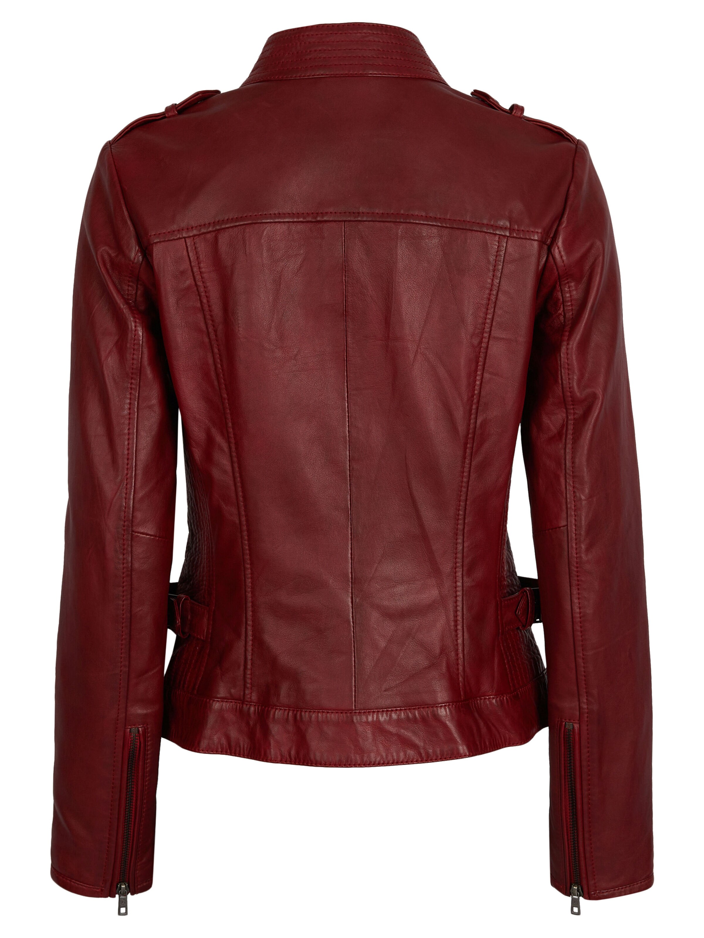 bugatti Lederjacke BULady-102 in Rot