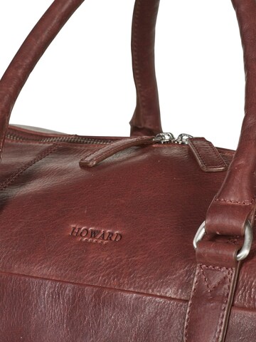 Borsa weekend 'Weekend Bag Victor Brown' di Howard London in marrone