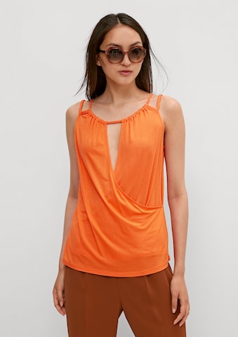 COMMA Top in Oranje: voorkant