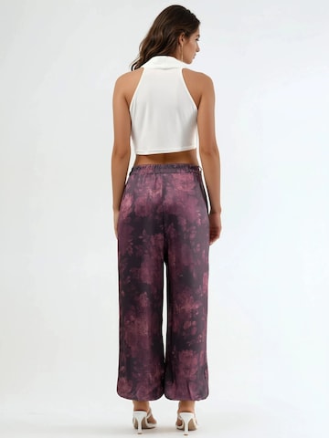 Qu Style Tapered Trousers in Red