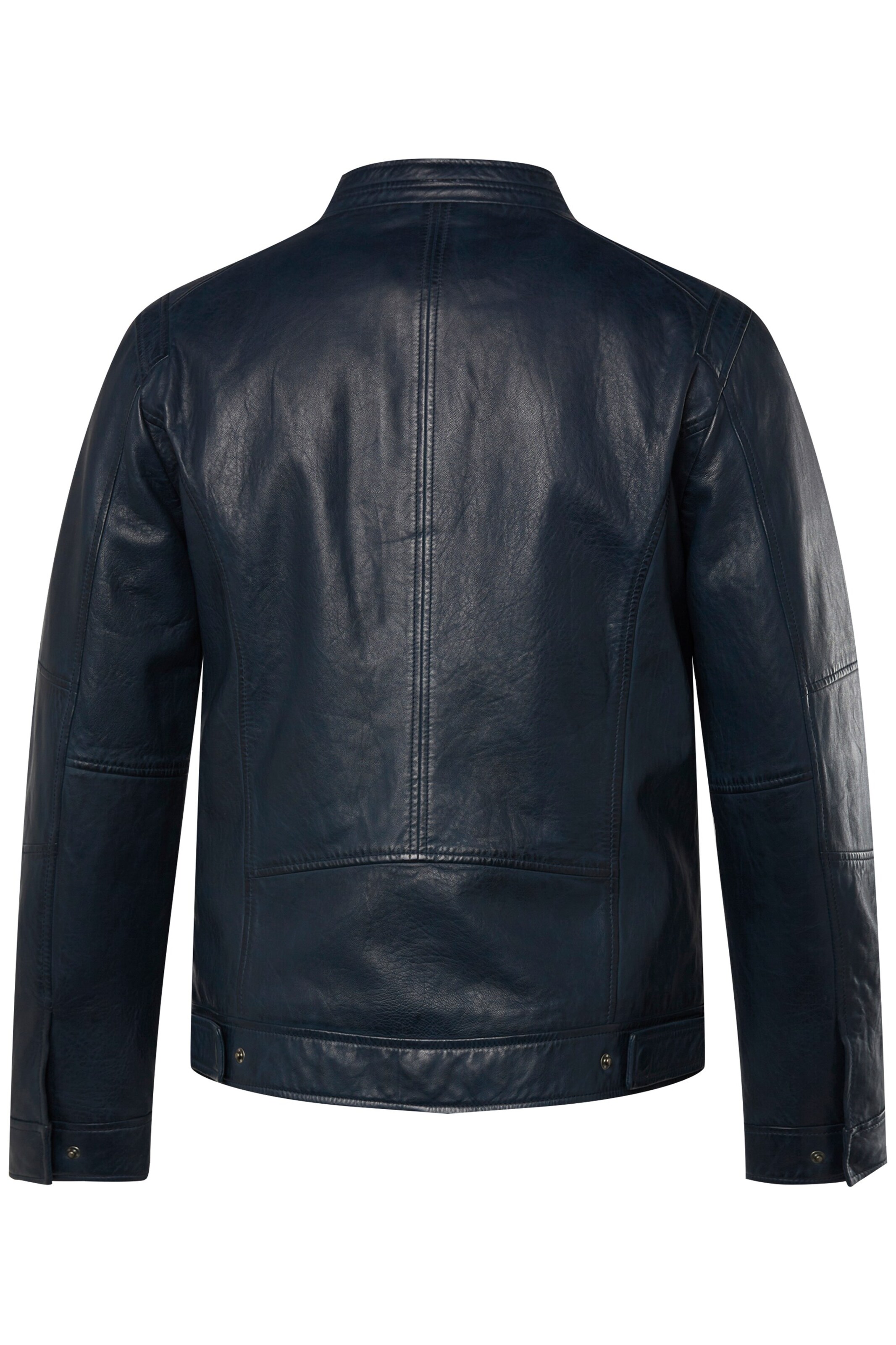 Men Plus Tussenjas in Zwart