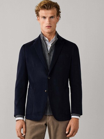 Hackett London Regular Fit Blazer in Blau: Vorderseite