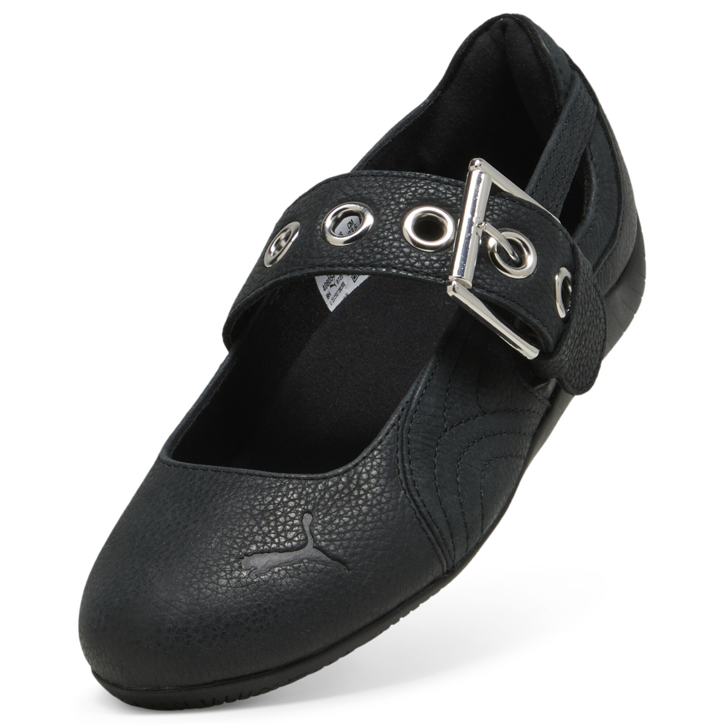 PUMA Platform trainers in Black: front
