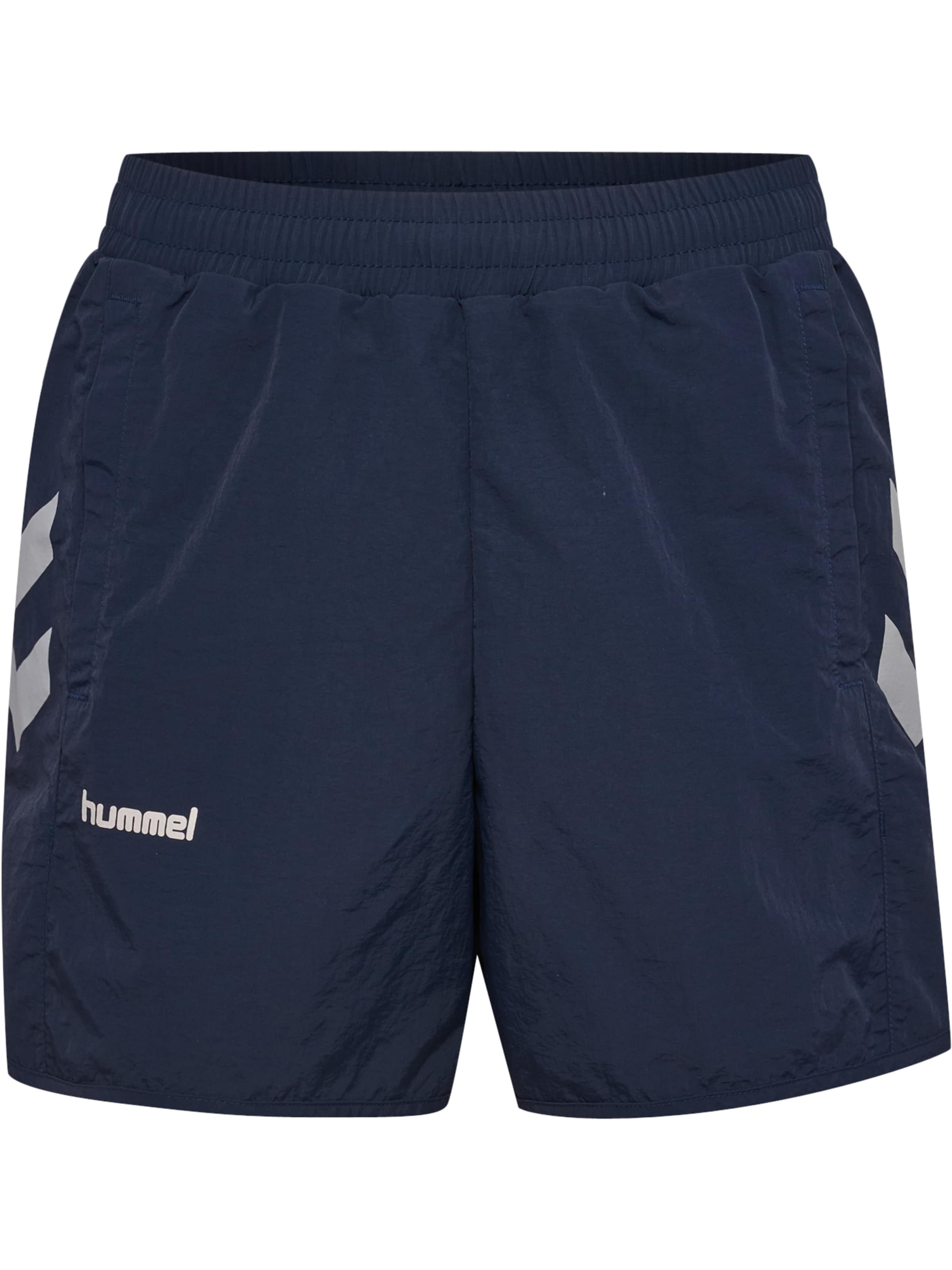 Hummel Loosefit Sportbroek in Blauw: voorkant