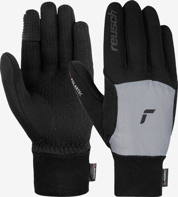 REUSCH Athletic Gloves 'Garhwal Hybrid' in Grey: front