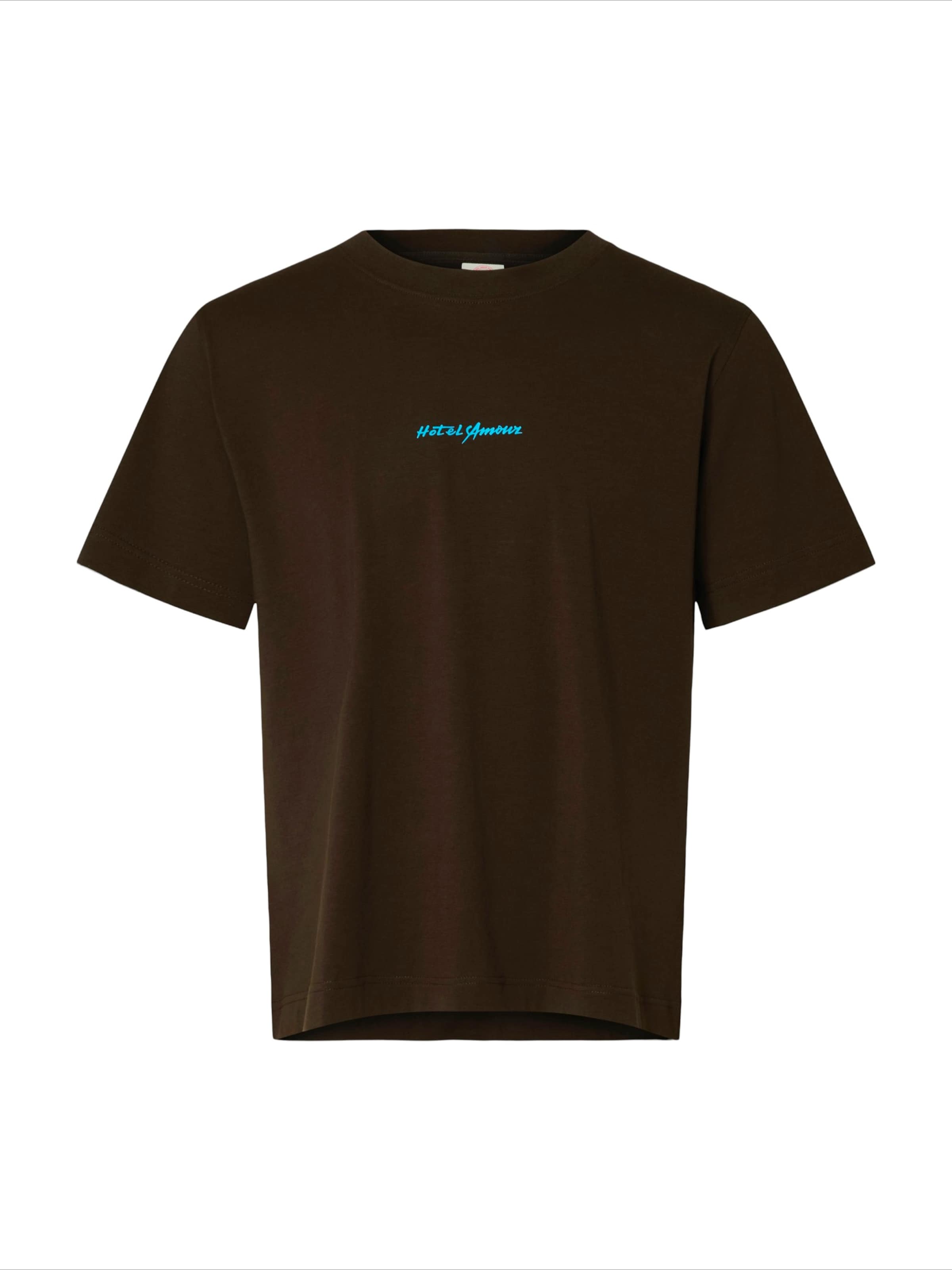 SELECTED - Camiseta 'SLHElias' en marrón: frente