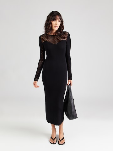 Rochie tricotat de la PATRIZIA PEPE pe negru: față