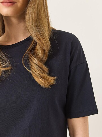 T-shirt Bianco Lucci en bleu
